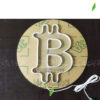 تابلو نئون فلکسی طرح بیت کوین2 BitCoin  کد 580 تابلو سازی رضا - Image 2