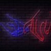 تابلو نئون فلکسی طرح عاشقانه یا دست کد 645 تابلو سازی رضا(پس کرایه) - Image 2