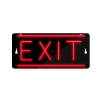 تابلو نئون فلکسی طرح خروج EXIT- کد NEON121 -تابلو سازی رضا(پس کرایه)