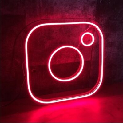 تابلو نئون طرح لوگو اینستاگرام Instagram کد 582 تابلو سازی رضا (پس کرایه)