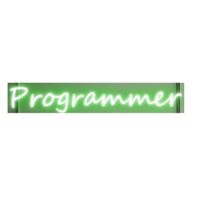 تابلو نئون فلکسی طرح programmer- کد NEON130-تابلو سازی رضا(پس کرایه)