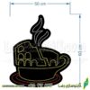 تابلو ال ای دی مدل لوگو یا عکس اسپرسو کد 518 -تابلو سازی رضا (پس کرایه) - Image 2