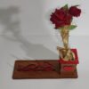 جای گل با کلمه پدر جامدادی - جاقلمی چوبی مناسب هدیه روز پدر یا مادر کد 595 تابلو سازی رضا(پس کرایه) - Image 3
