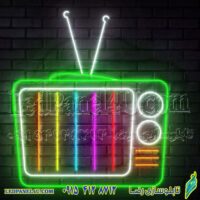 تابلو نئون فلکسی طرح تلویزیون - کد NEON301  copy(30)-تابلو سازی رضا (پس کرایه)