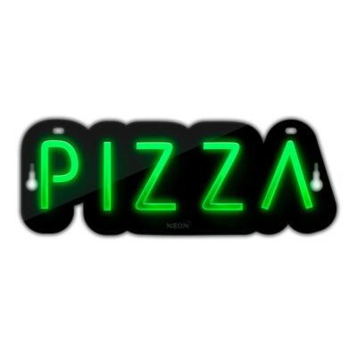 تابلو نئون فلکسی طرح پیتزا pizza- کد NEON122 -تابلو سازی رضا(پس کرایه)