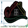 تابلو ال ای دی مدل لوگو یا عکس مسکن املاک کد 516 -تابلو سازی رضا (پس کرایه) - Image 2