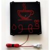 تابلو ال ای دی مدل فنجون قهوه و کلمه قهوه 40 سانتی کدta 154 -تابلو سازی رضا(پس کرایه) - Image 3
