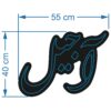 تابلو ال ای دی مدل آجیل 55سانتی نستعلیق  کد ta145  -تابلو سازی رضا(پس کرایه) - Image 2