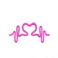 تابلو نئون فلکسی طرح نوار قلب  - کد NEON162 -تابلو سازی رضا(پس کرایه)